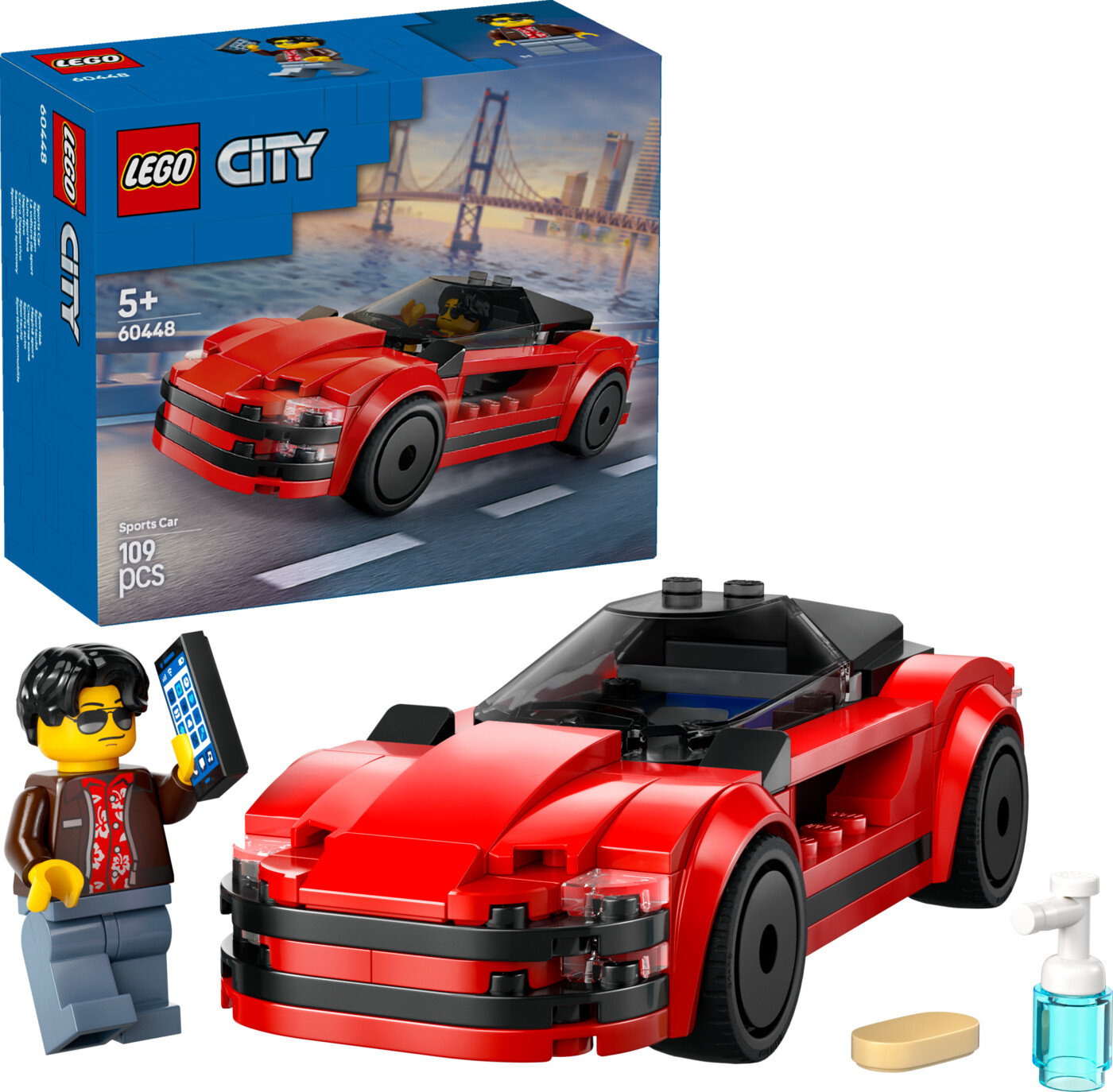 LEGO City Great Vehicles Rød sportsvogn