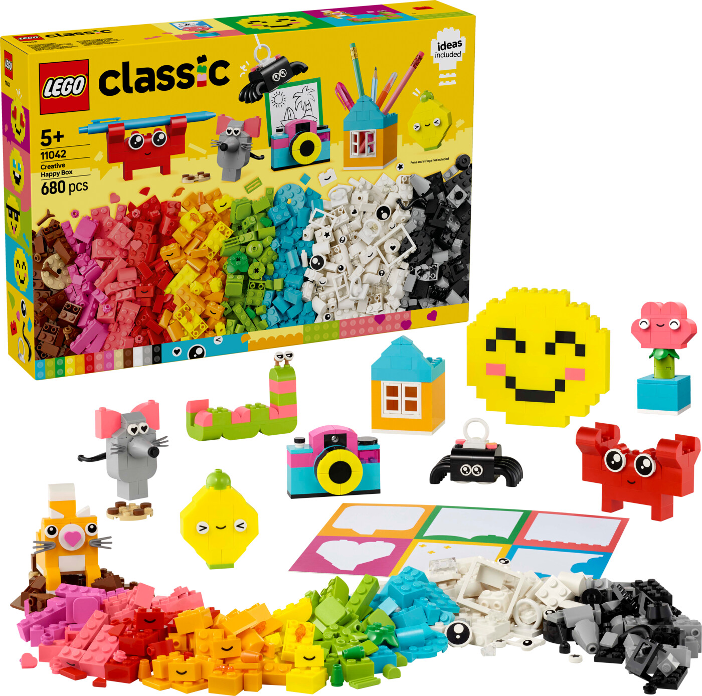 Lego - Lego Classic - Kreativ Glad æske (11042)