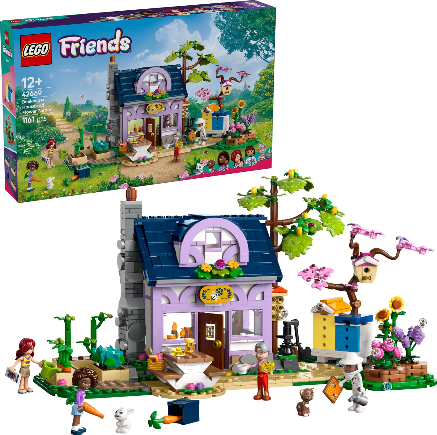 Lego - Lego Friends - Biavlerhus Og Blomsterhave (42669)