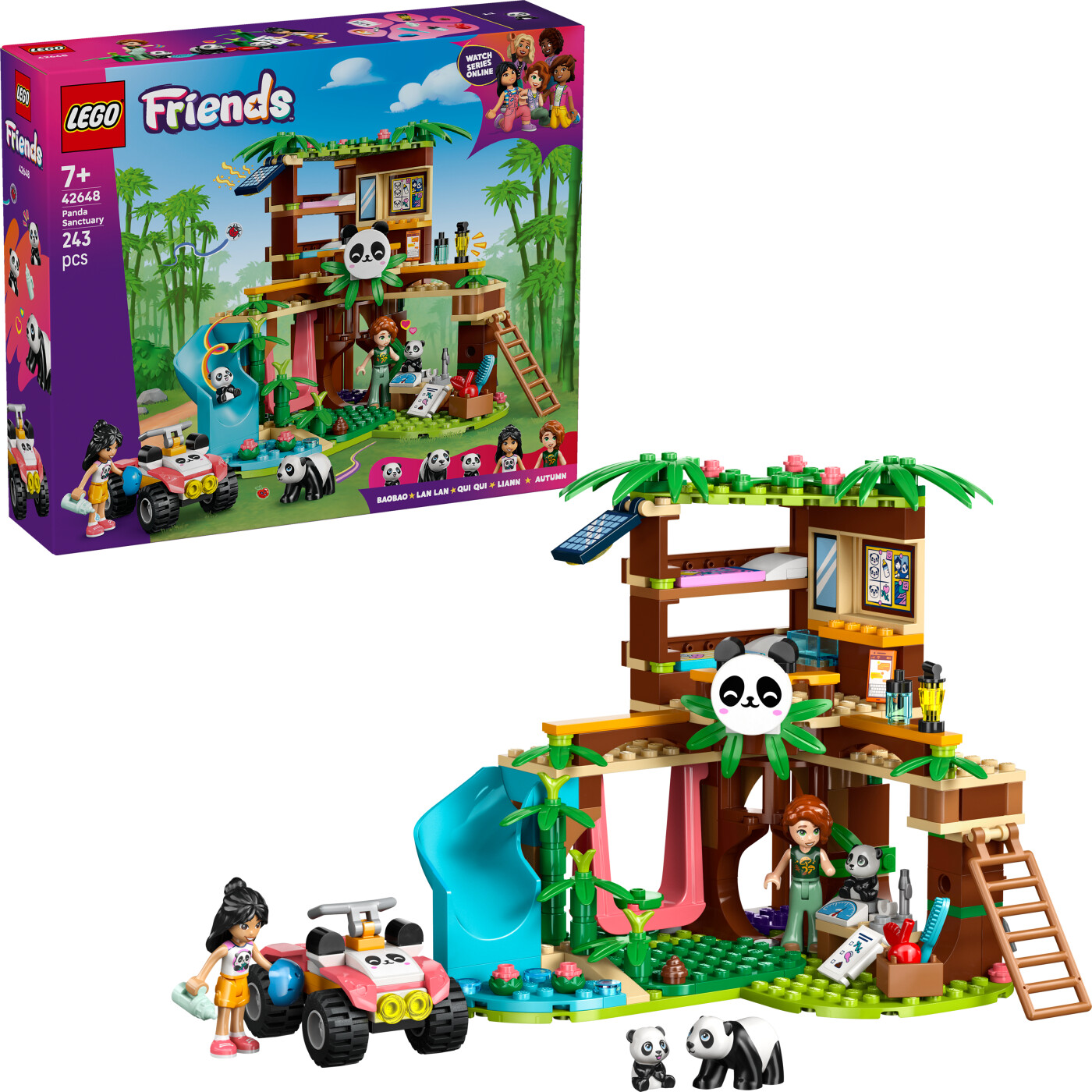 Lego Friends - Pandareservat Med Dyrepasning