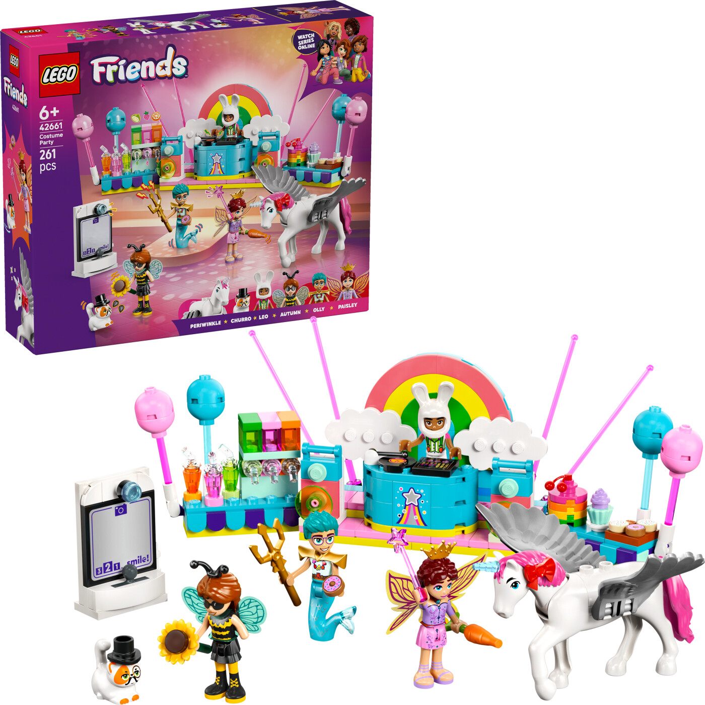 LEGO Friends Udklædningsfest med enhjørning og fe