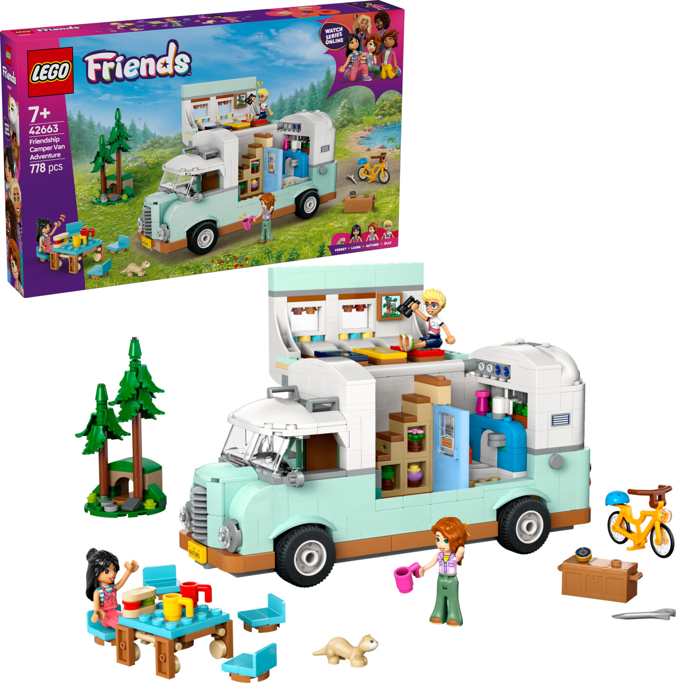 Lego - Lego Friends - Venskabs-autocamper På Eventyr (42663)