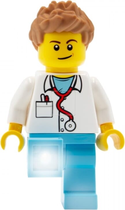 Lego - Nøglering Med Lys - Mandlig Læge