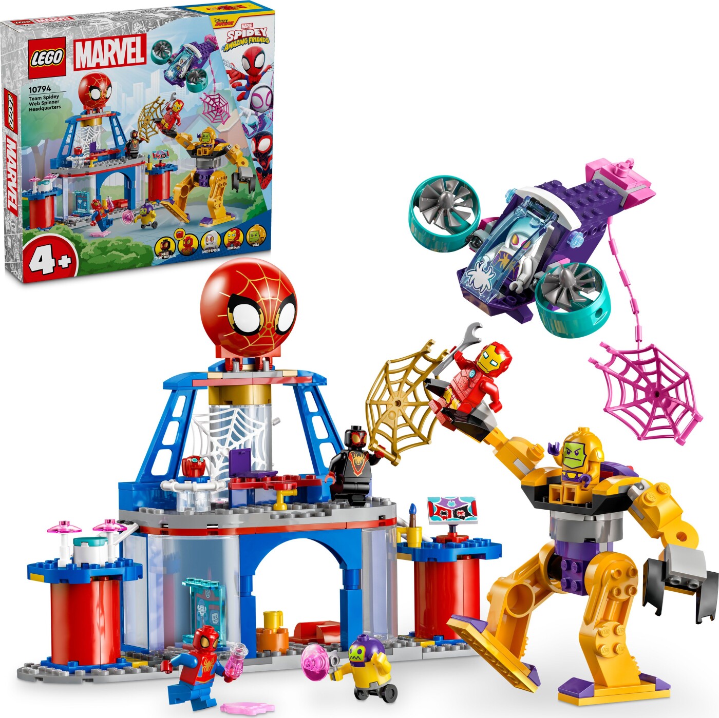 Billede af Lego Marvel Spidey - Team Spideys Netspinder-hovedkvarter - 10794