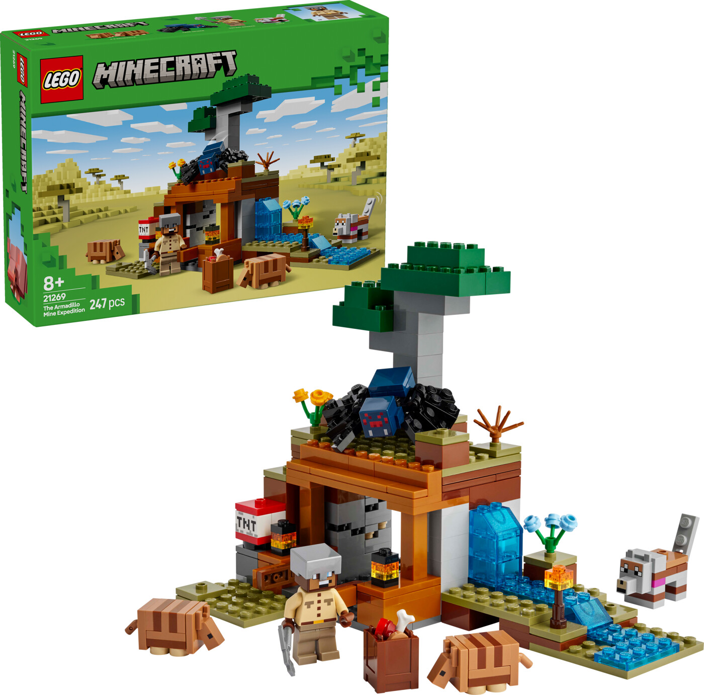 Lego - Minecraft - Bæltedyrs-mineekspeditionen (21269)