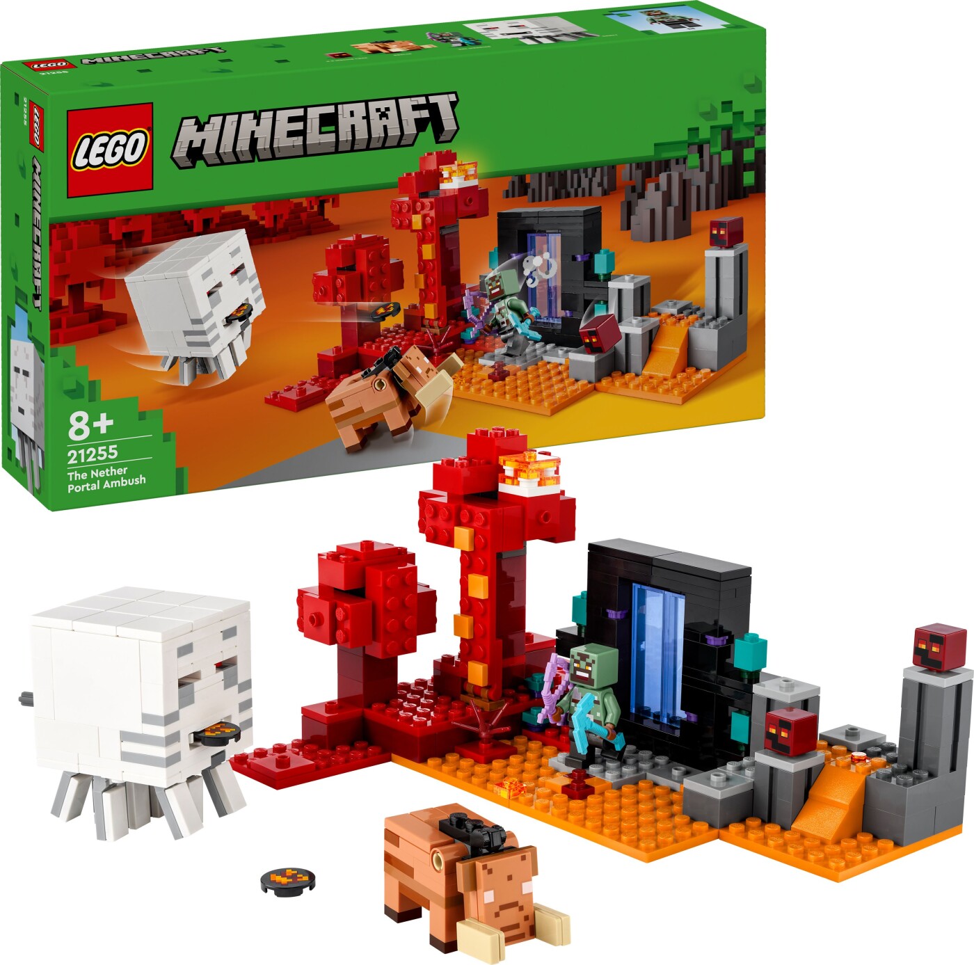 Billede af Lego Minecraft - Baghold Ved Nether-portalen - 21255