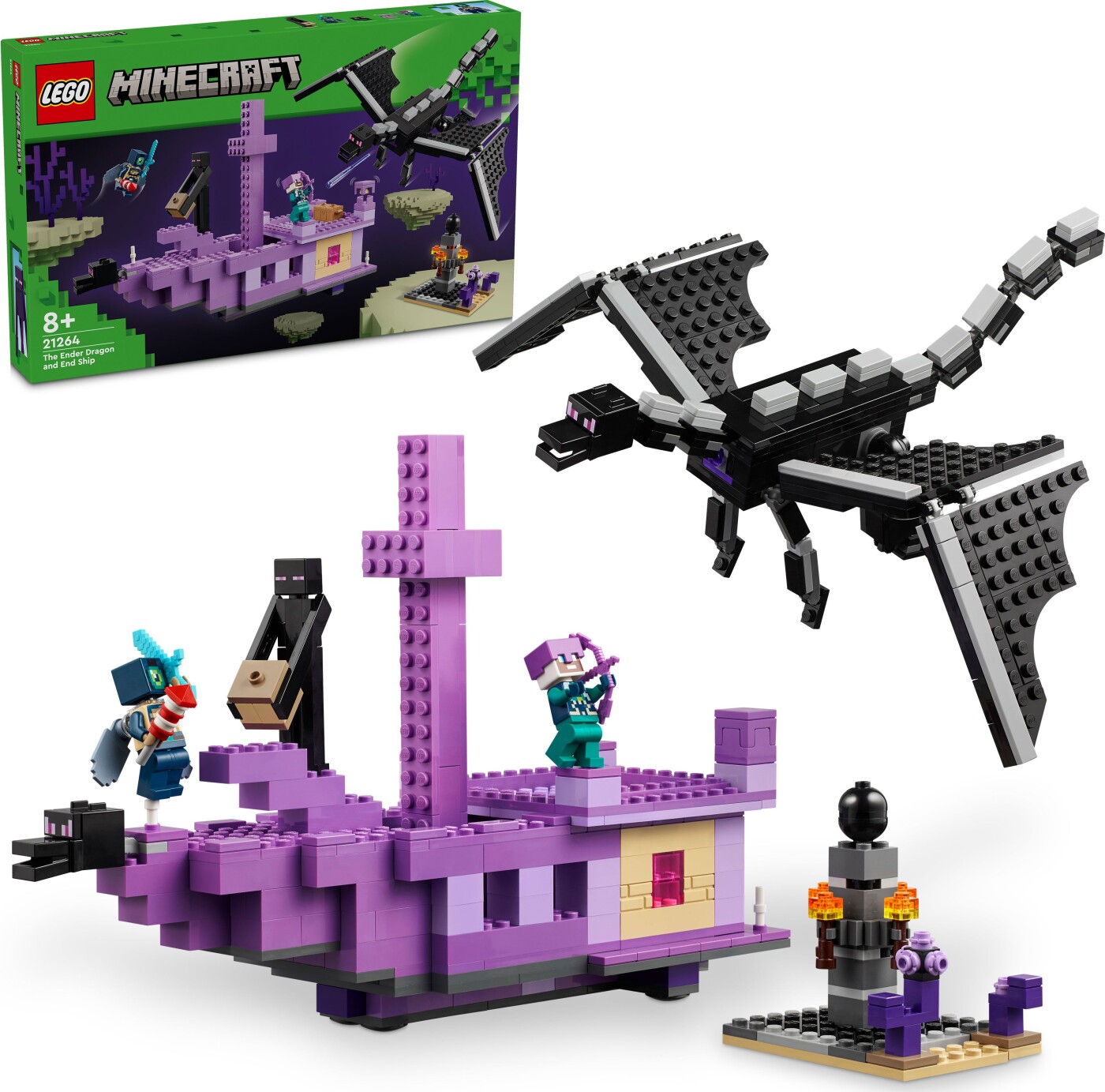 Lego Minecraft - Ender Dragen Og End Skibet - 21264