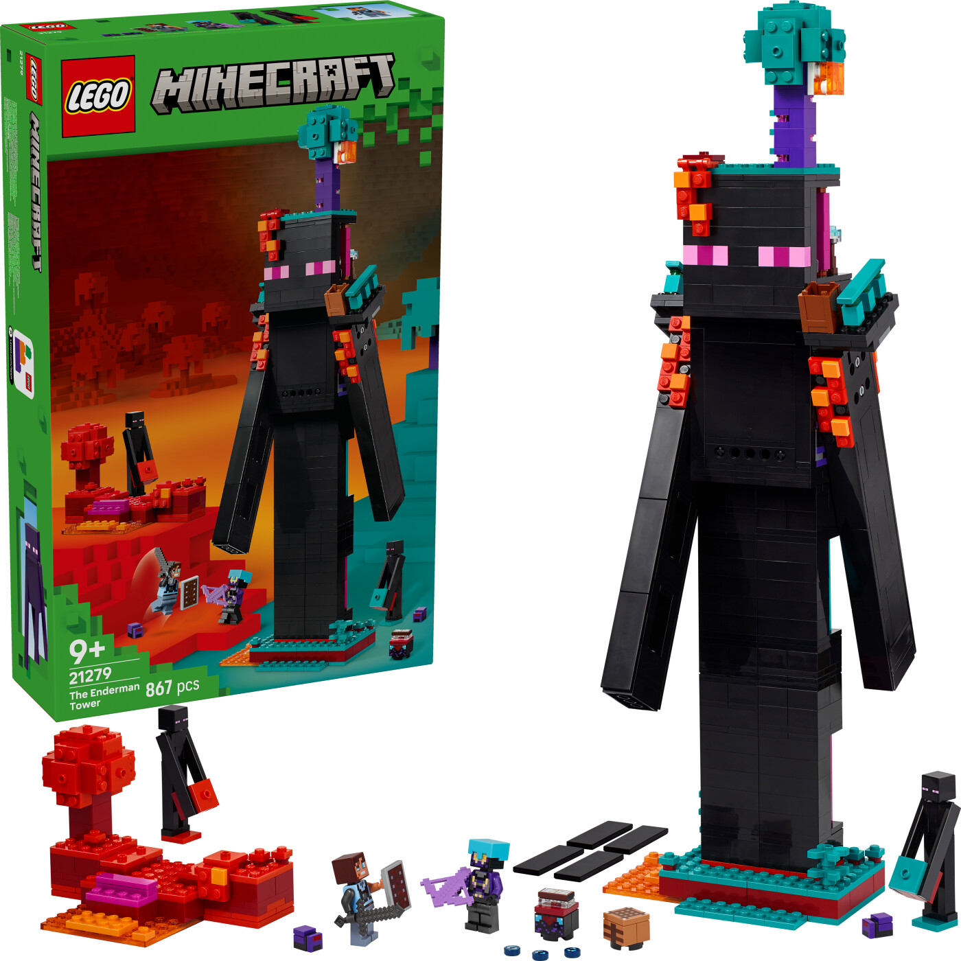 LEGO Minecraft Enderman-tårnet