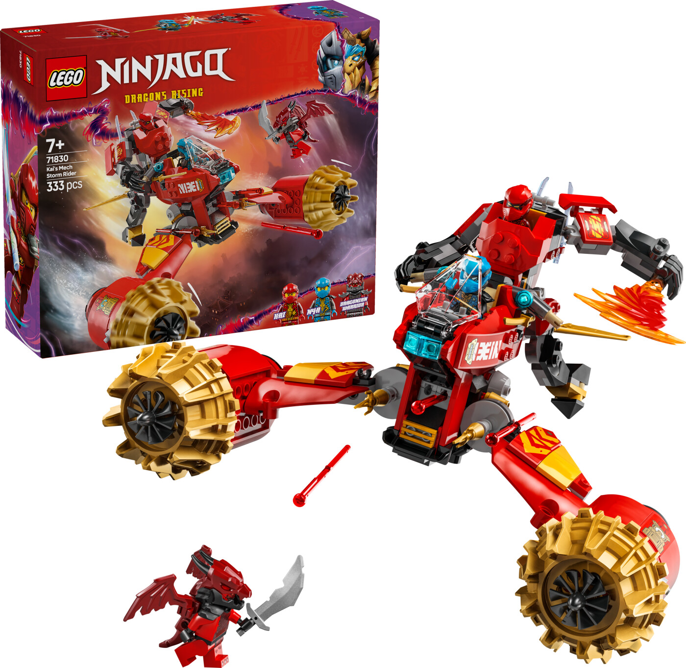 Lego - Ninjago - Kais Storm Rider-mech (71830)