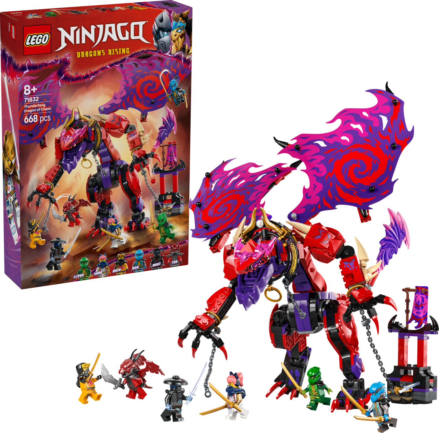 Lego Ninjago - Kaosdragen Thunderfang