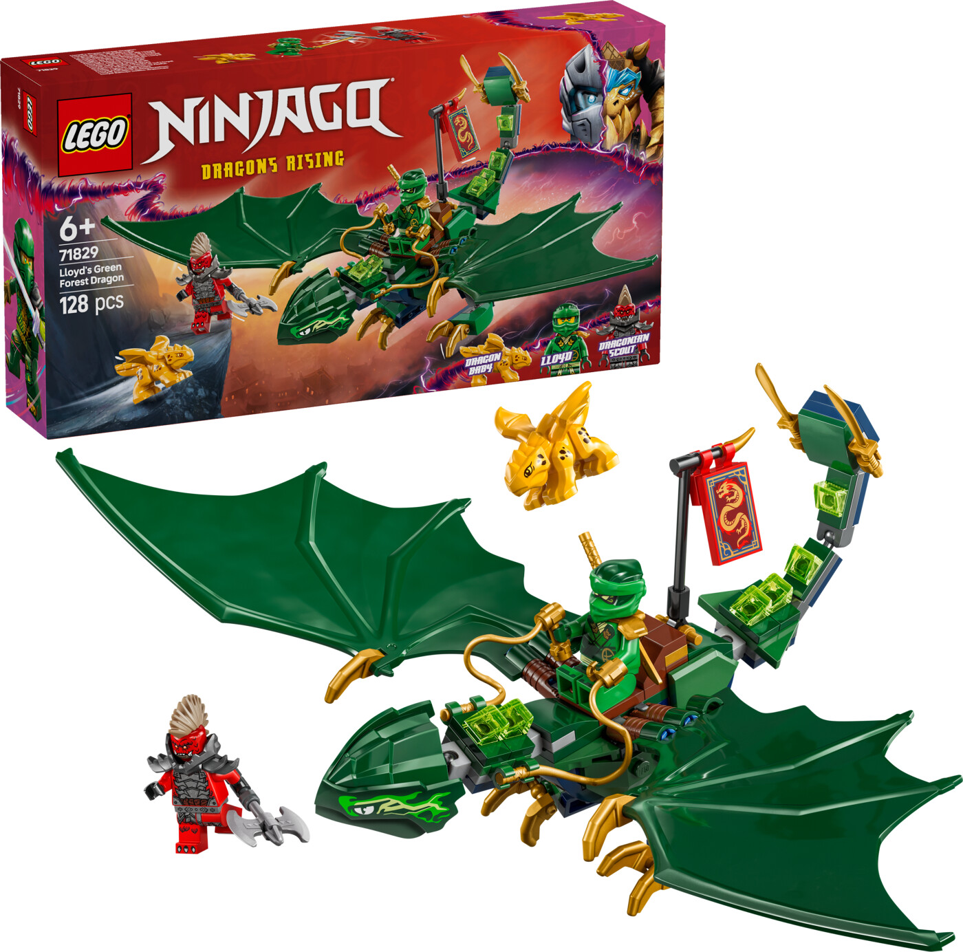 LEGO Ninjago Lloyds grønne skovdrage
