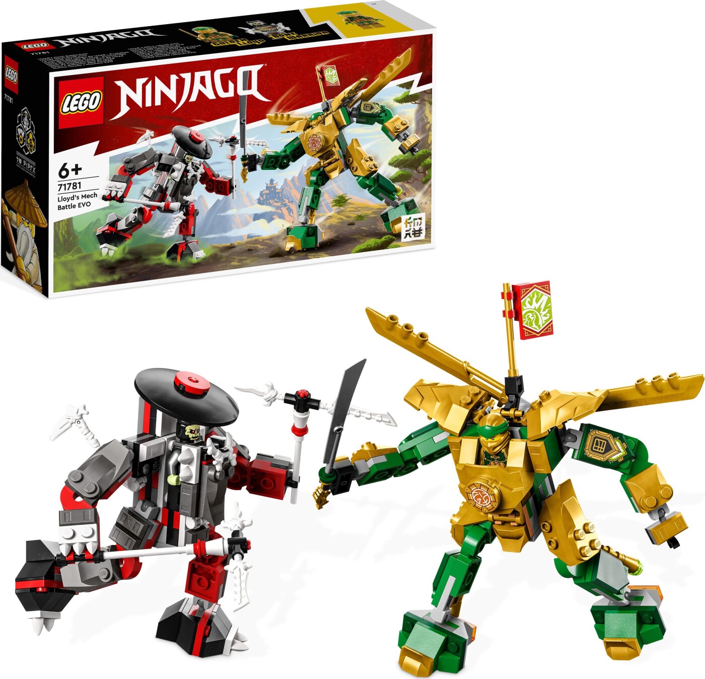 Lego Ninjago - Lloyds Robotkamp Evo - 71781 | tilbud og køb på Gucca.dk
