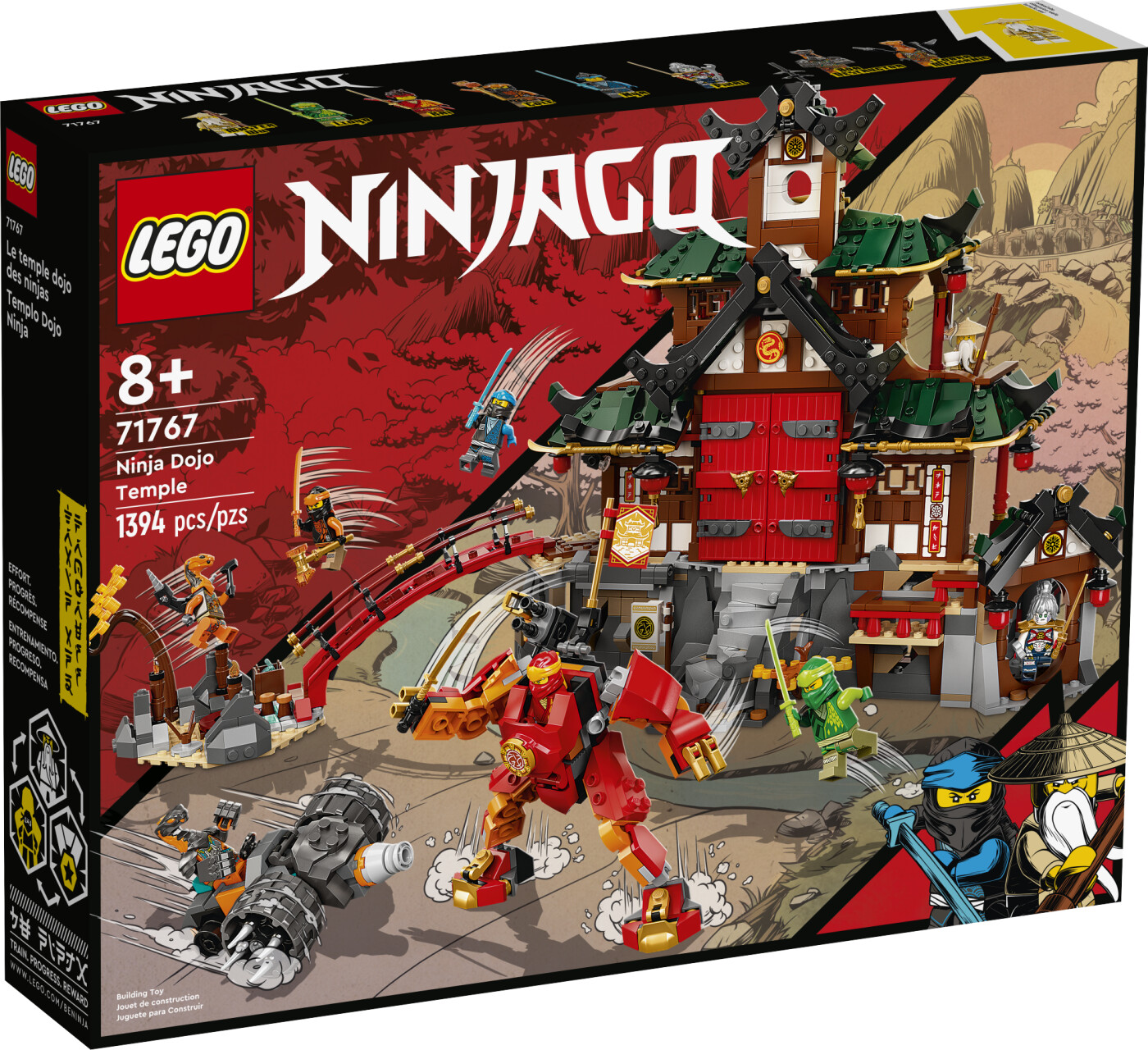 Arthur Conan Doyle hvile spille klaver Lego Ninjago - Ninja-dojotempel - 71767 | Se tilbud og køb på Gucca.dk