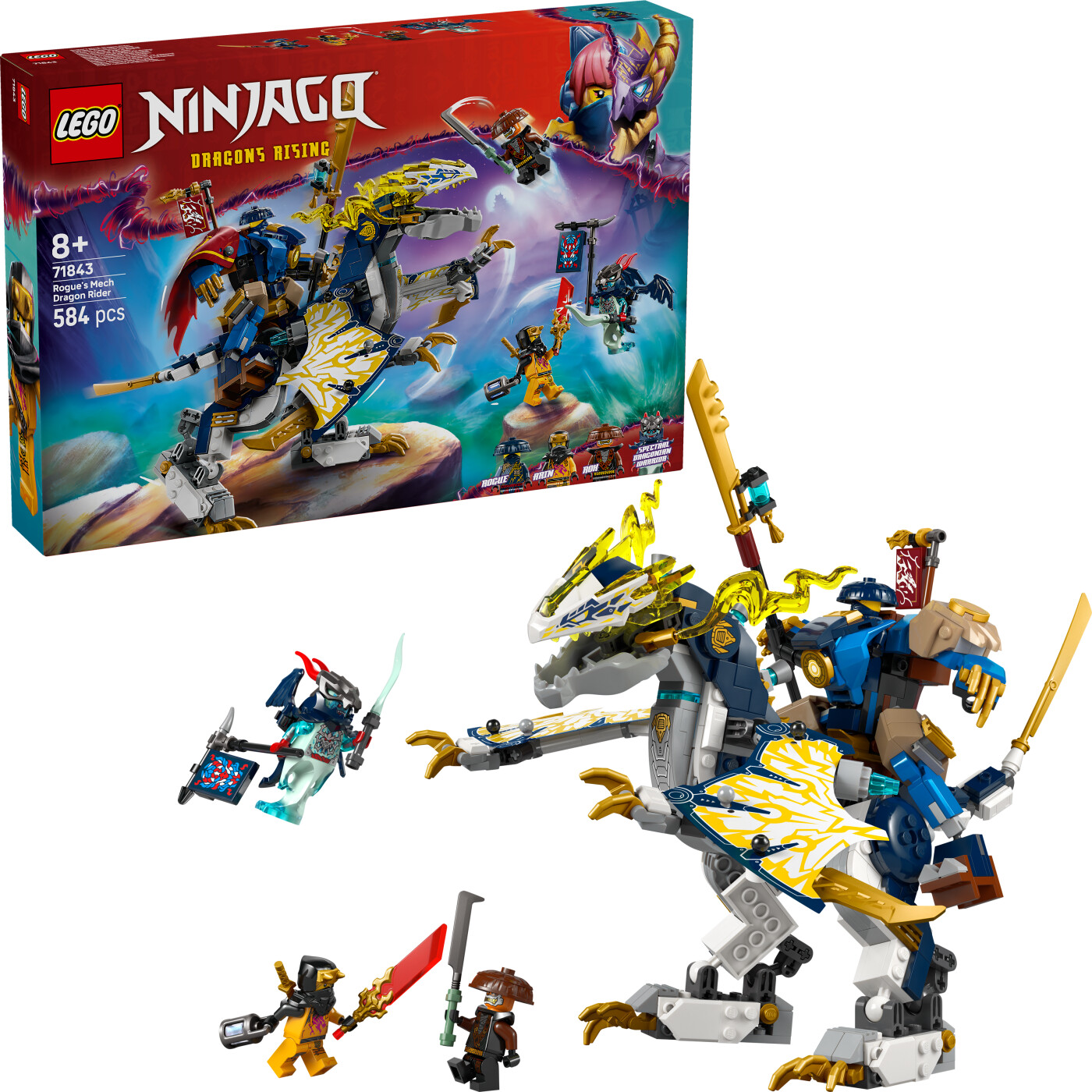 Lego Ninjago - Rogues Drageflyver - mech