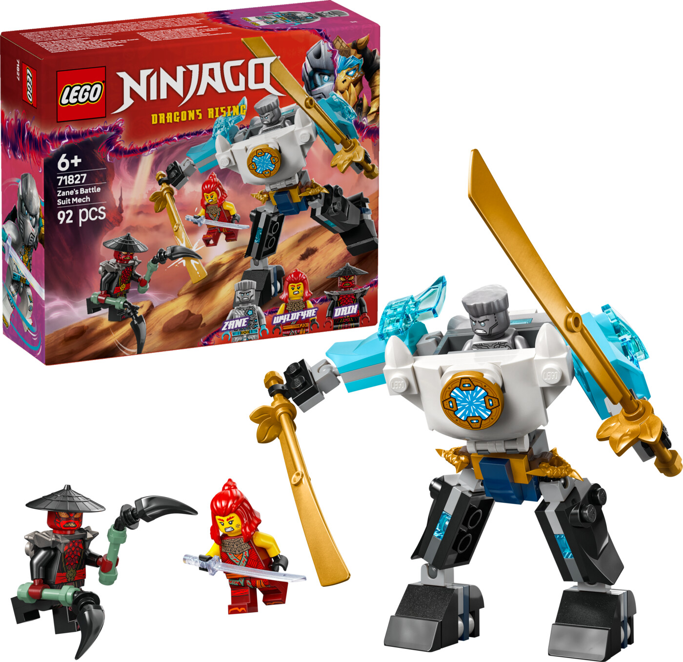 Lego Ninjago - Zanes Kampdragt - mech