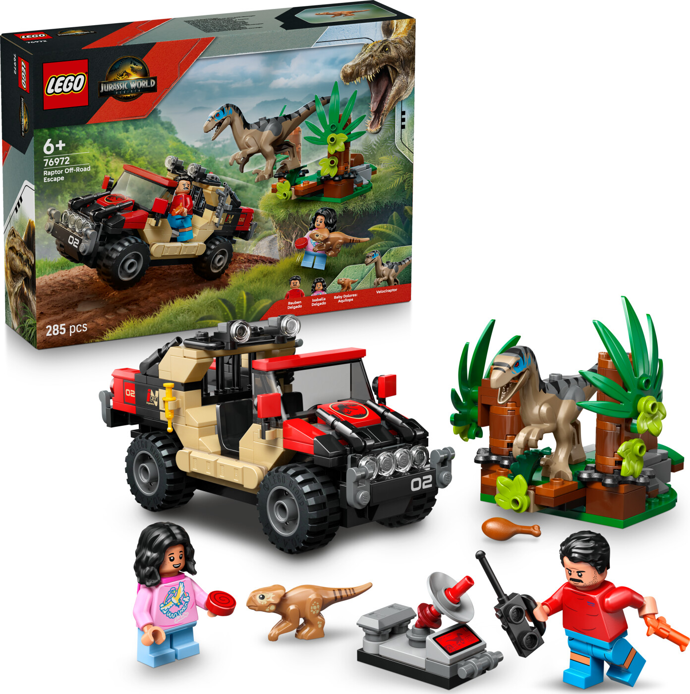 Lego Jurassic World - Raptor Off - road Escape