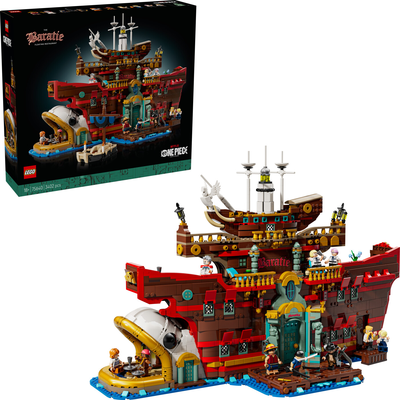 Lego One Piece - Den Flydende Restaurant Baratie - 75640
