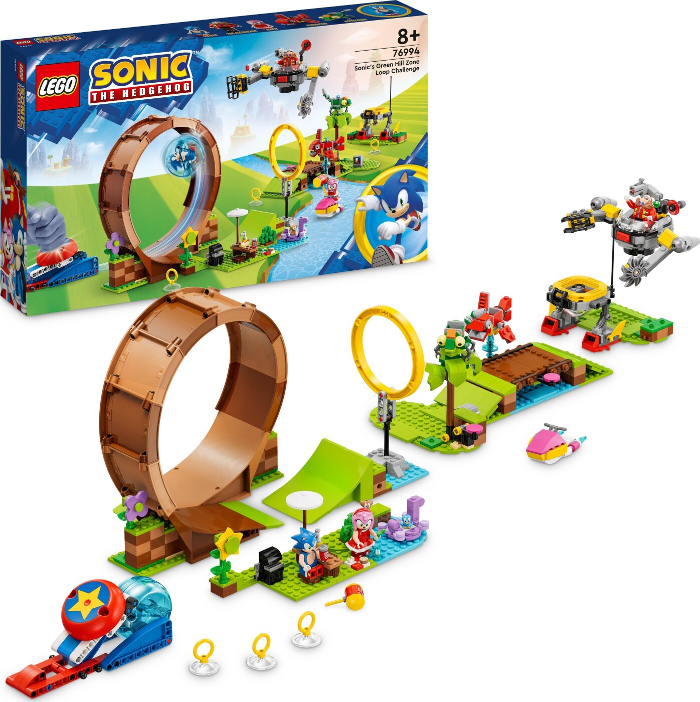 Billede af Lego Sonic - Sonics Green Hill Zone Loop-udfordring - 76994 hos Gucca.dk