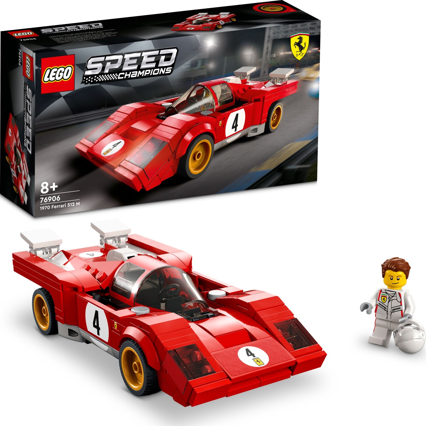 Billede af Lego Speed Champions - 1970 Ferrari 512 M - 76906 hos Gucca.dk