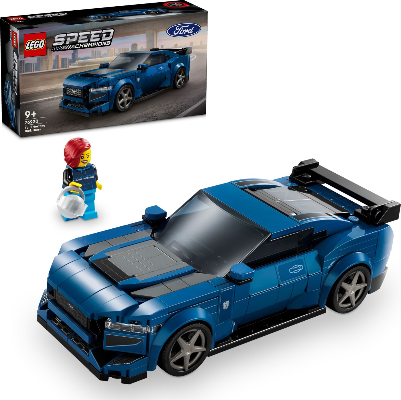 Billede af Lego Speed Champions - Ford Mustang Dark Horse-sportsvogn - 76920 hos Gucca.dk