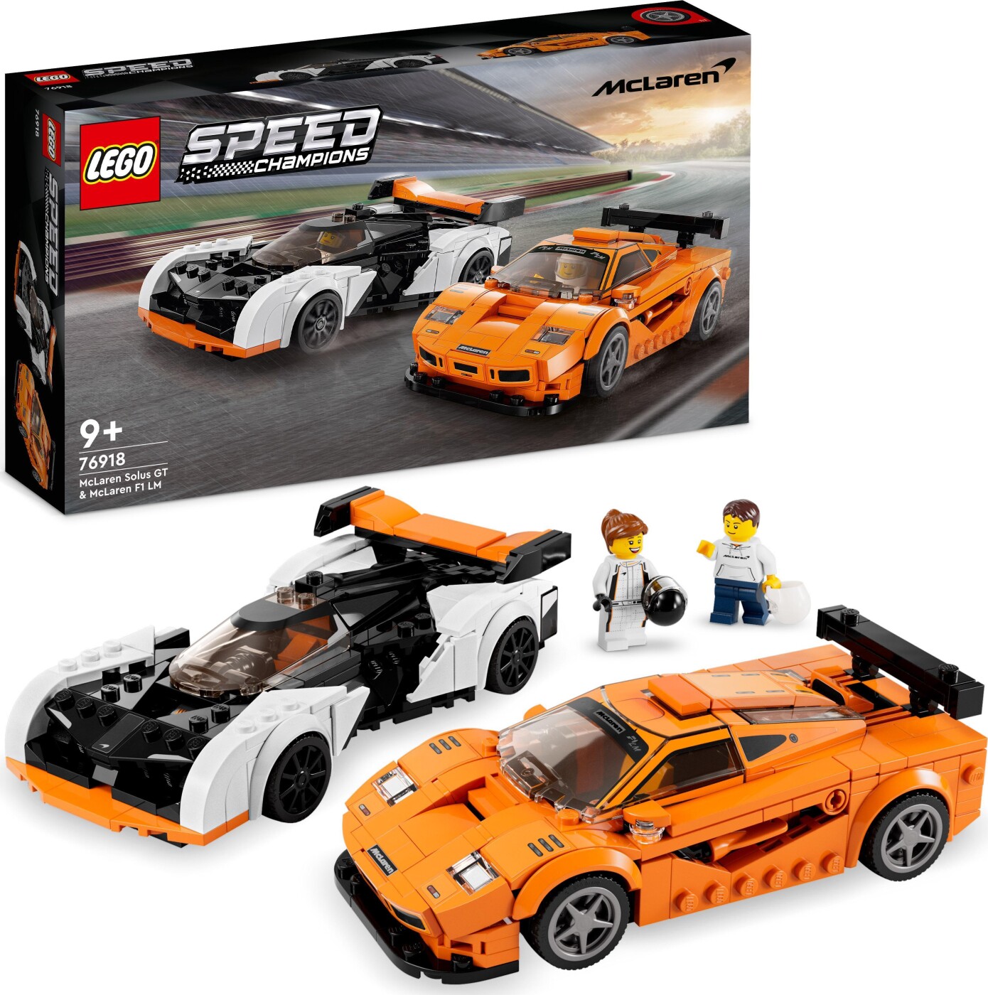 Billede af Lego Speed Champions - Mclaren Solus Gt Og Mclaren F1 Lm - 76918