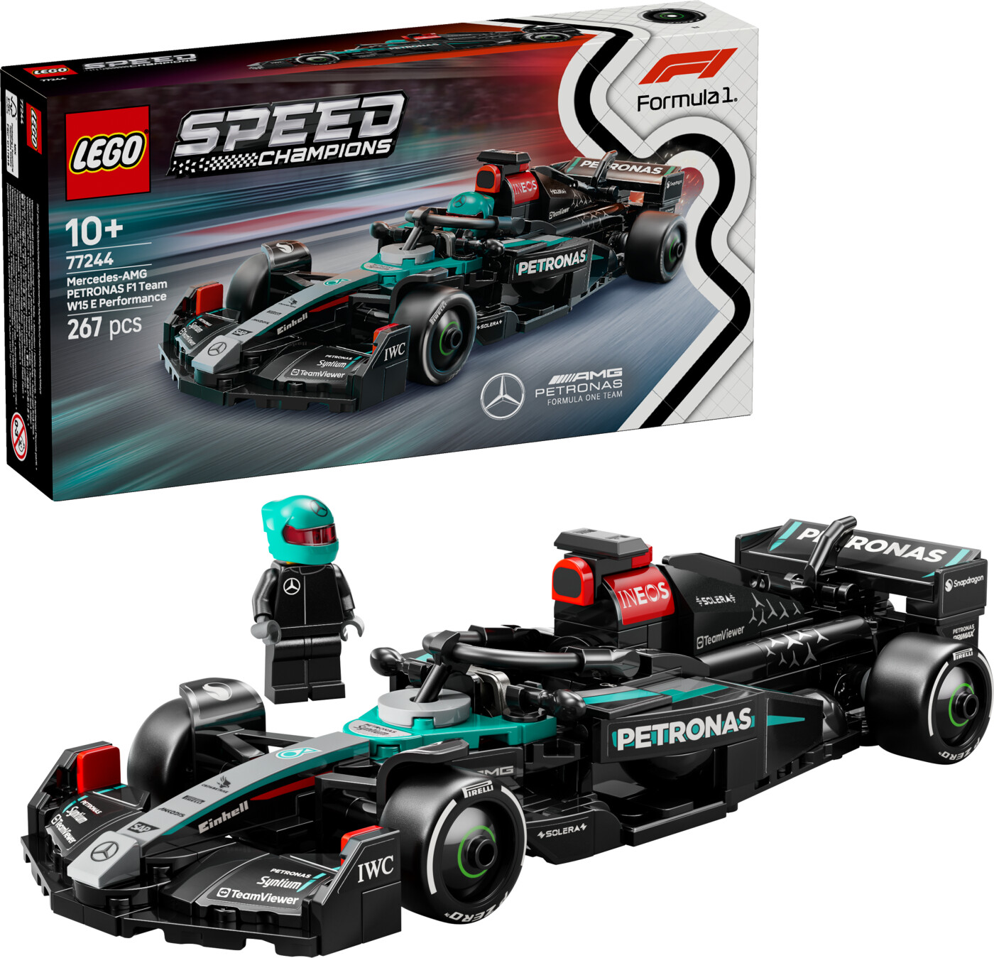 Lego Speed Champions - Mercedes - amg F1 W15 Racerbil