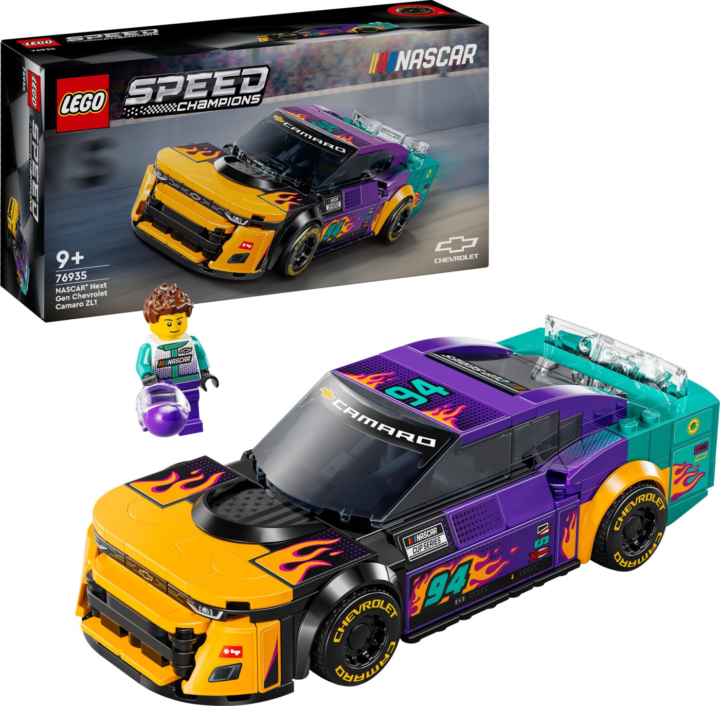 Lego - Speed Champions - Nascar Next Gen Chevrolet Camaro Zl1 (76935)