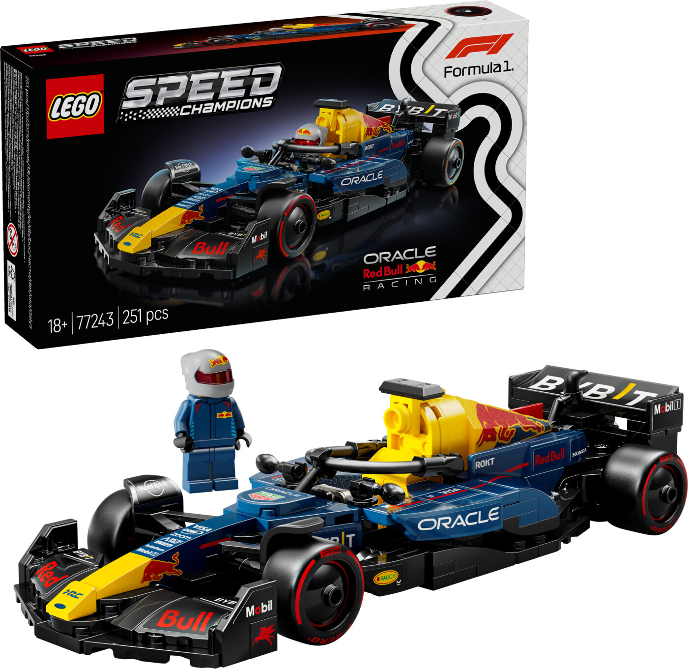 Lego Speed Champions - Oracle Red Bull Racing Rb20 F1 Racerbil