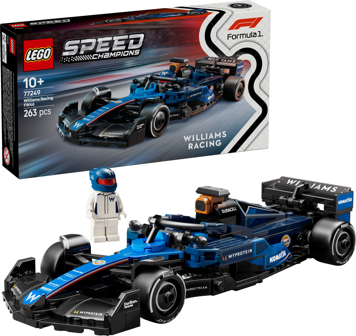 Lego Speed Champions - Williams Racing Fw46 F1 Racerbil