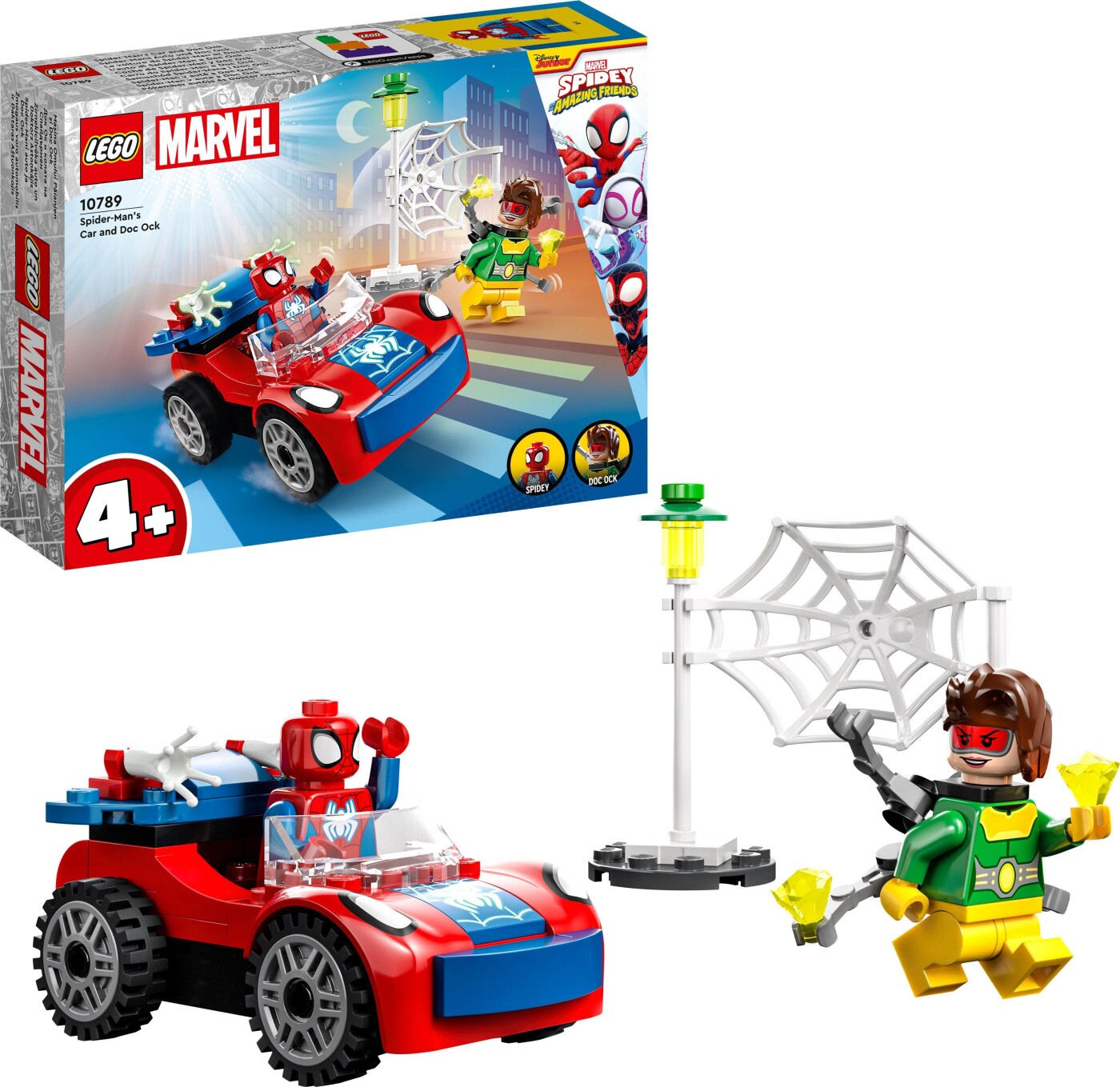 Lego - Spidey - Spider-mans Bil Og Doc Ock (10789)