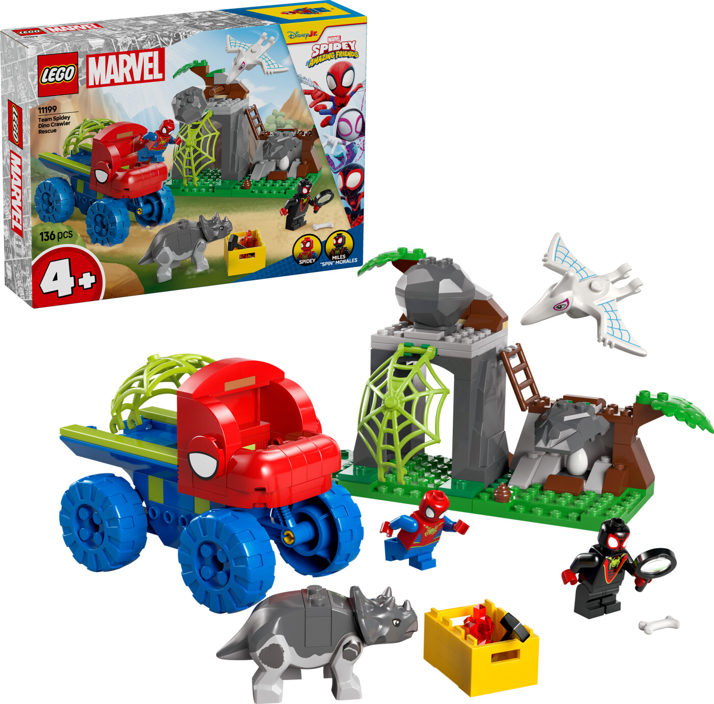 Lego - Spidey - Team Spideys Dinotruck-redning (11199)