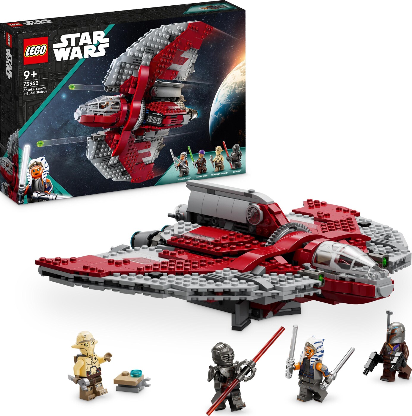 Billede af Lego Star Wars - Ahsoka Tanos T-6 Jedifærge - 75362 hos Gucca.dk