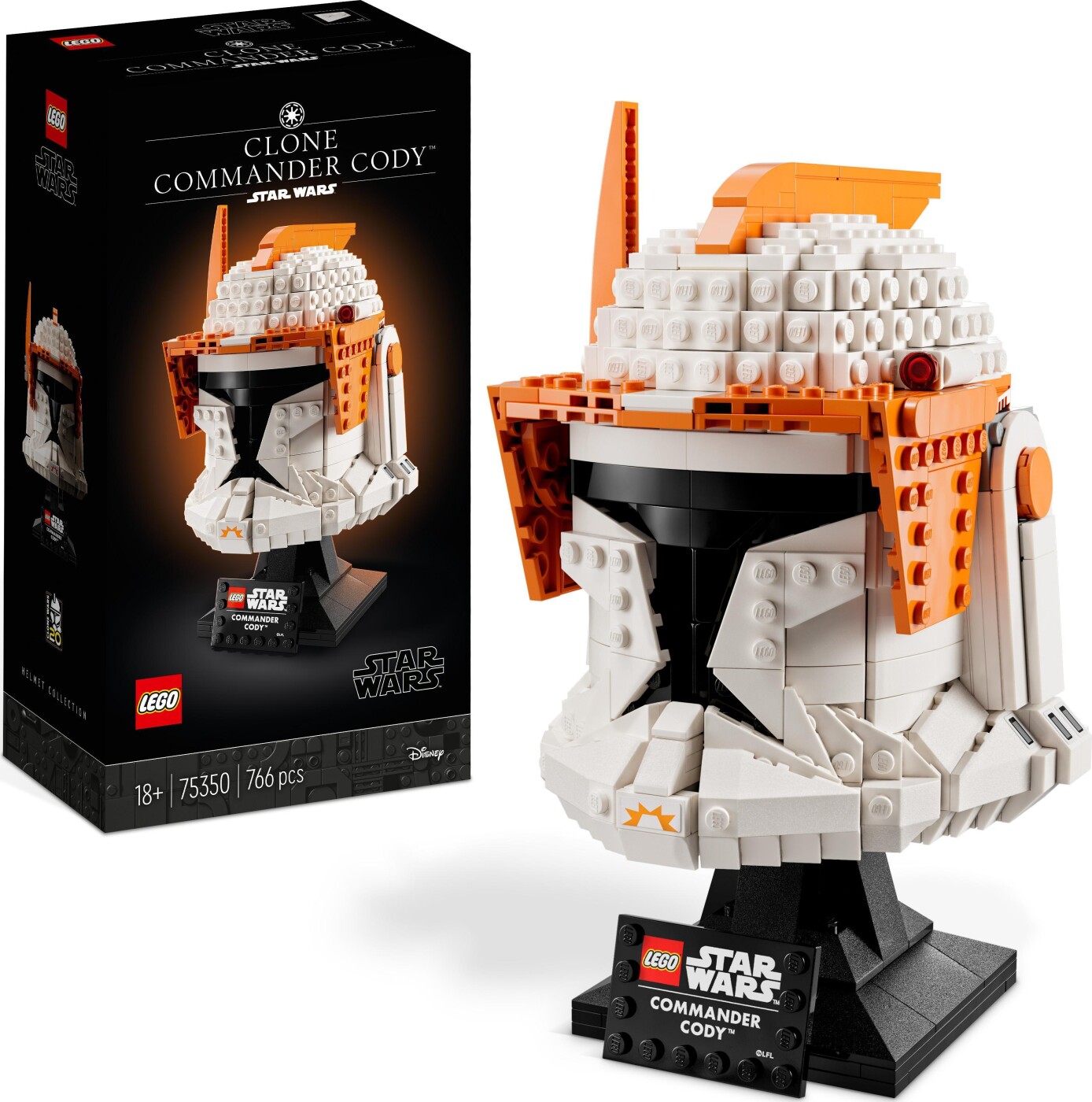 Billede af Lego Star Wars - Klonkommandør Codys Hjelm - 75350