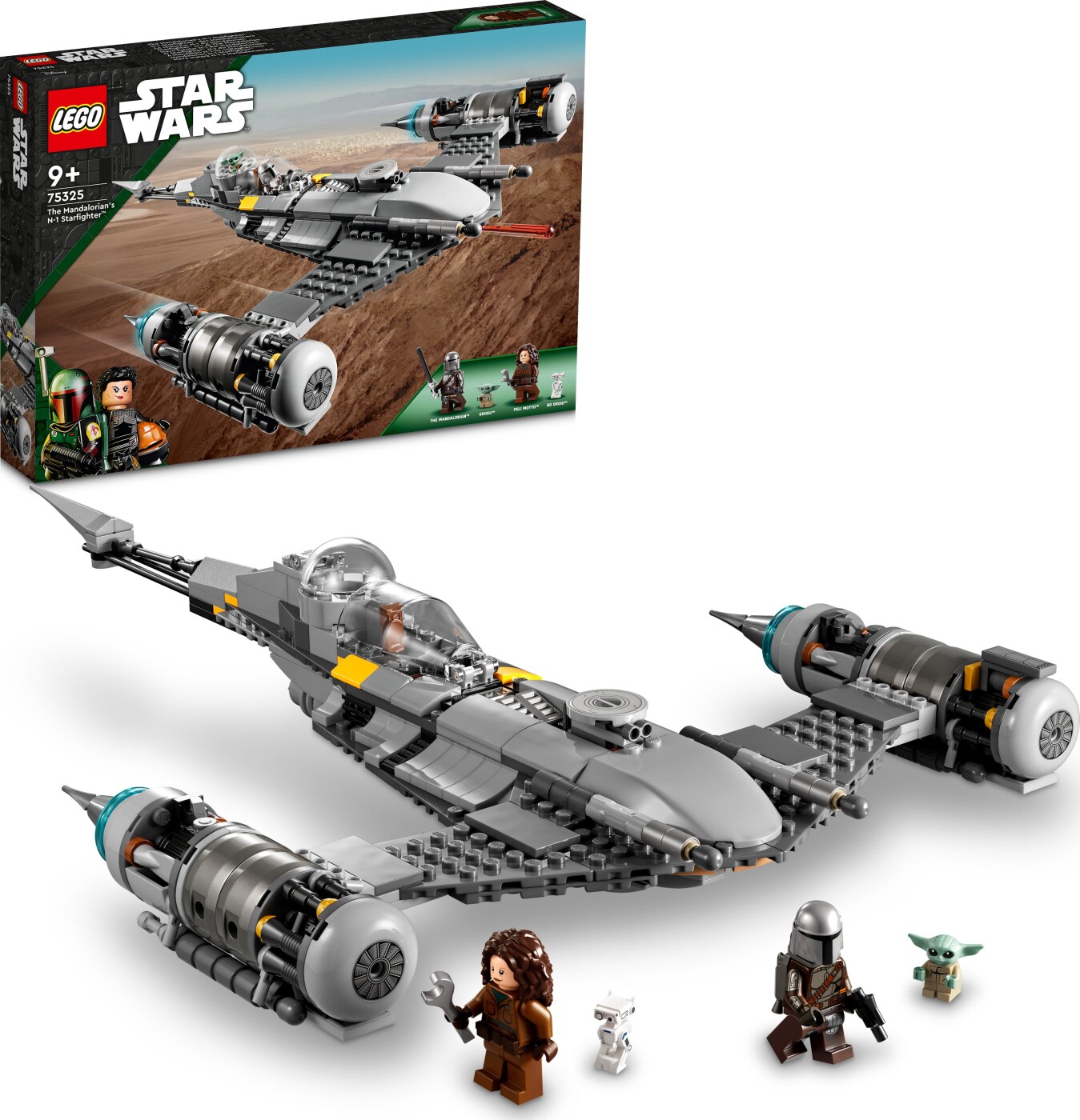Lego Star Wars - Mandalorianerens N-1-stjernejager - 75325 | Se og køb på Gucca.dk