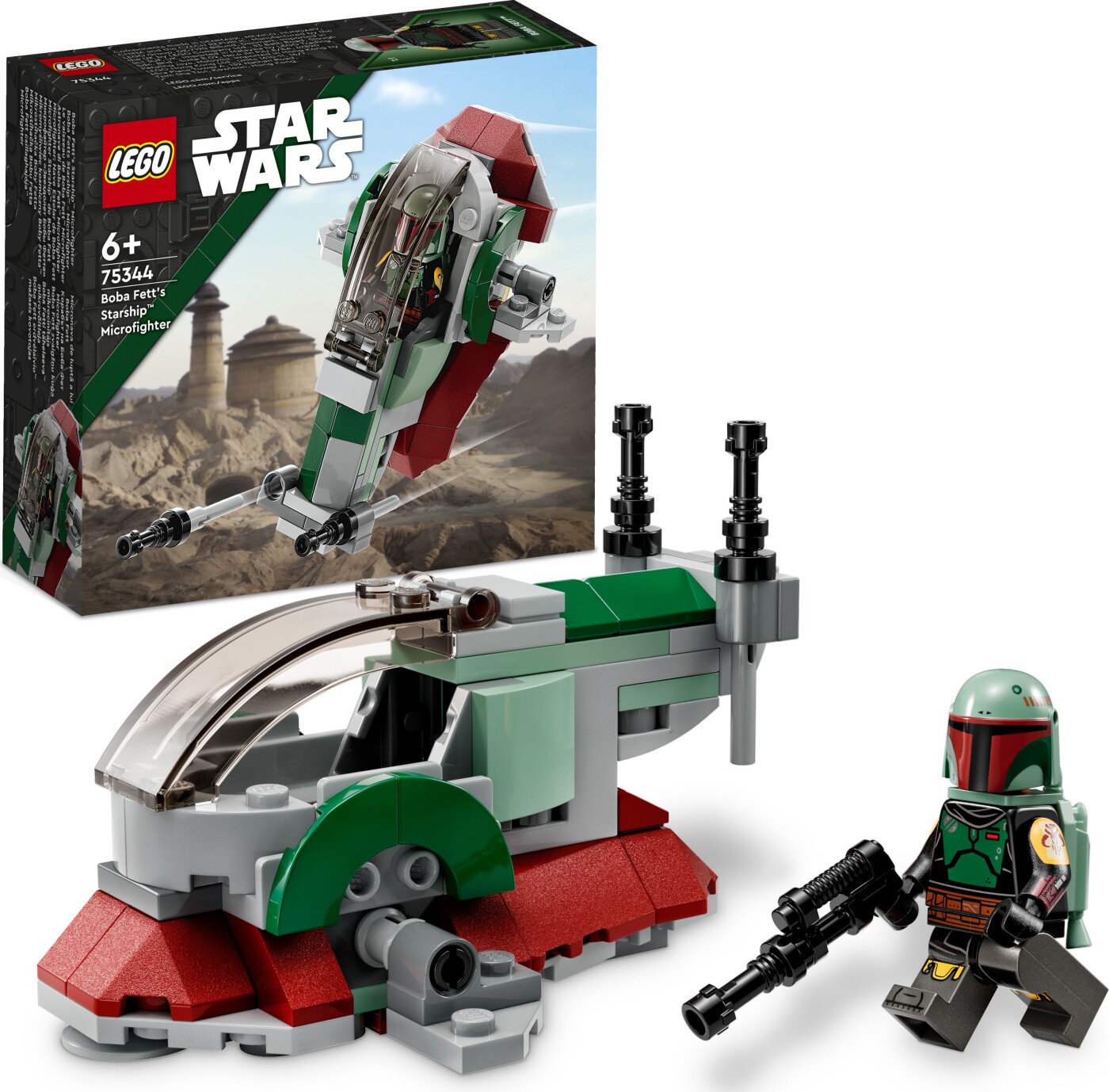Billede af Lego Star Wars - Boba Fetts Starship Microfighter - 75344