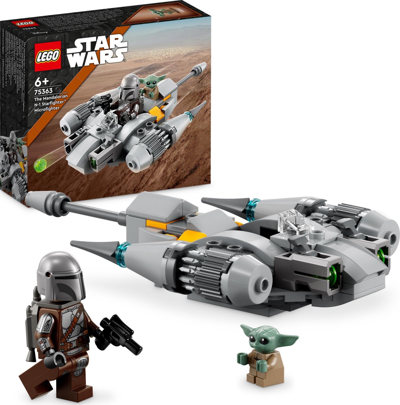 Billede af Lego Star Wars - Microfighter Af Mandalorianerens N-1-stjernejager - 75363