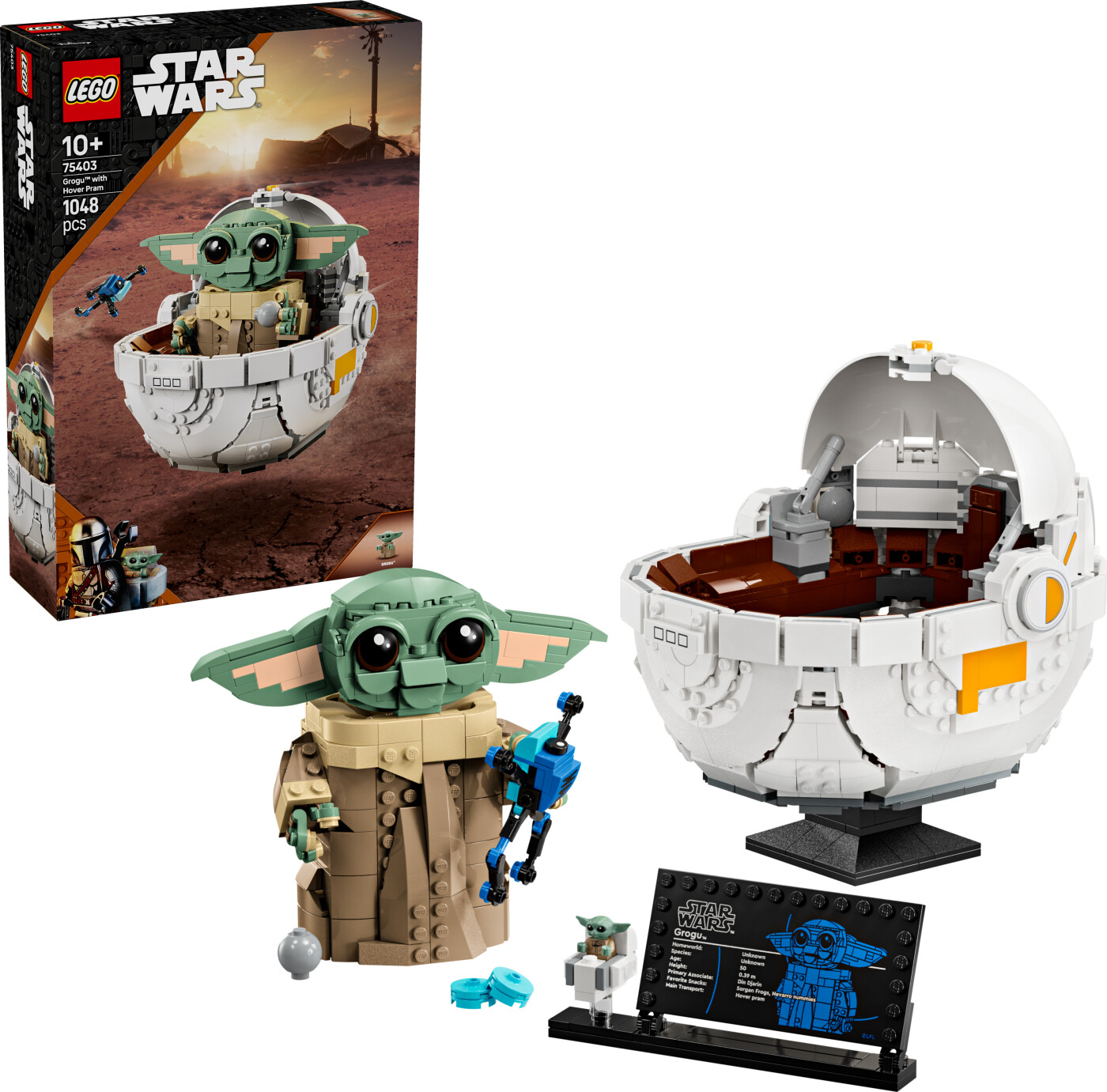 Lego - Star Wars Tm - Grogu&trade; Med Svævevogn (75403)