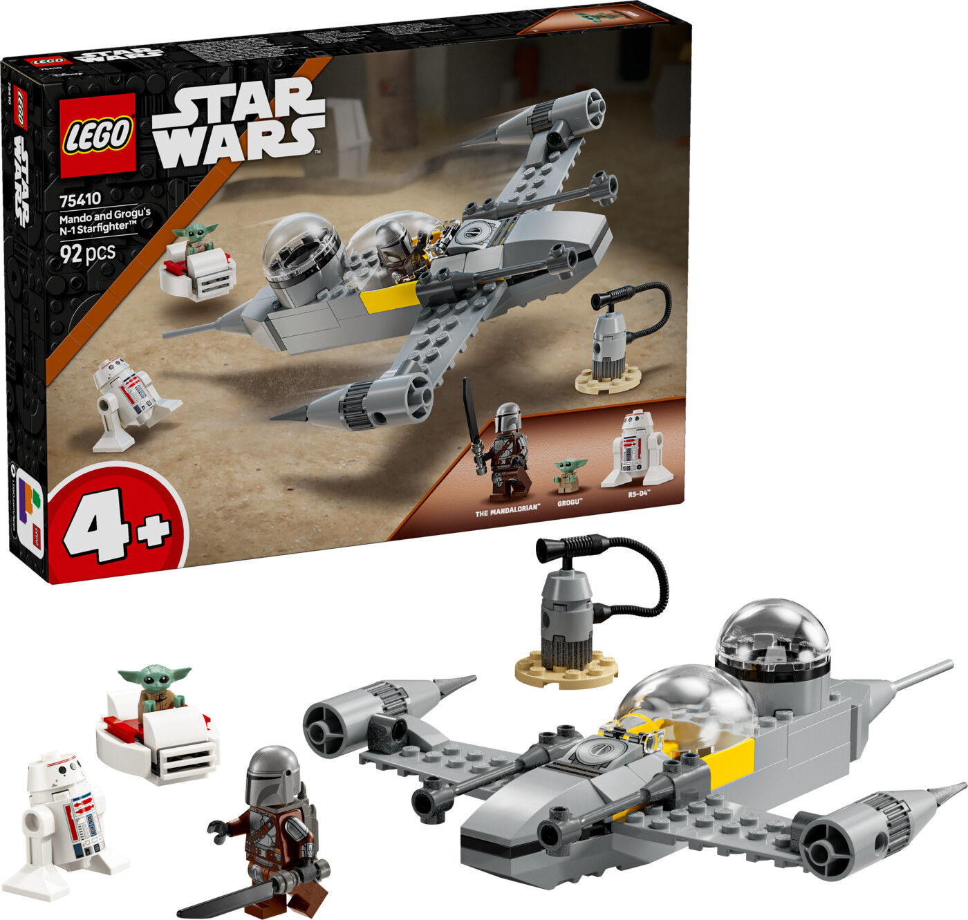 Lego - Star Wars Tm - Mando Og Grogus N-1-stjernejager (75410)