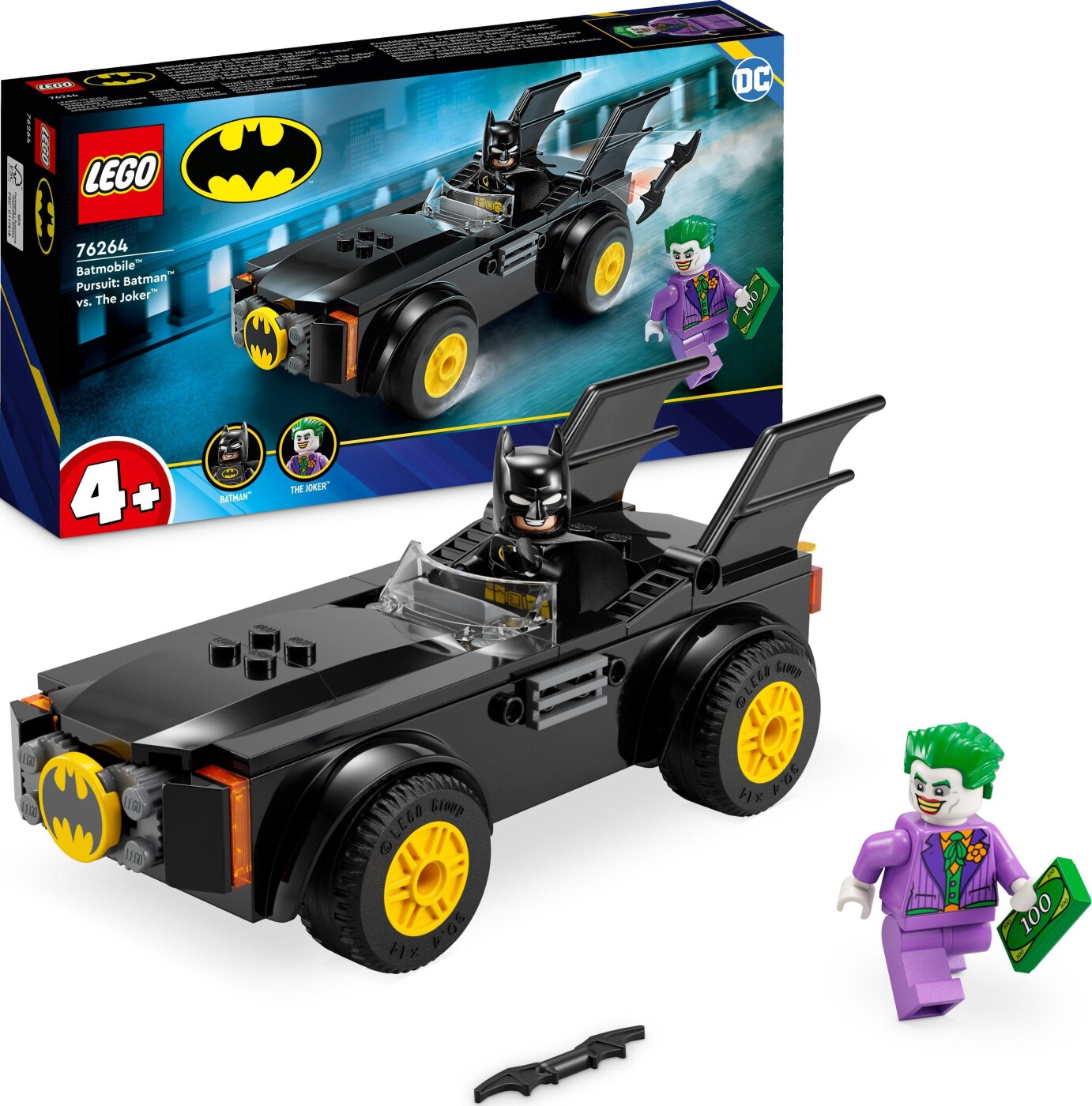Billede af Lego Super Heroes - Batmobil Jagt - Batman Mod Jokeren - 76264