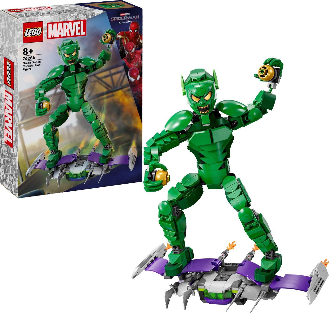 Billede af Lego Super Heroes - Byg Selv-figur Af Green Goblin (76284) hos Gucca.dk
