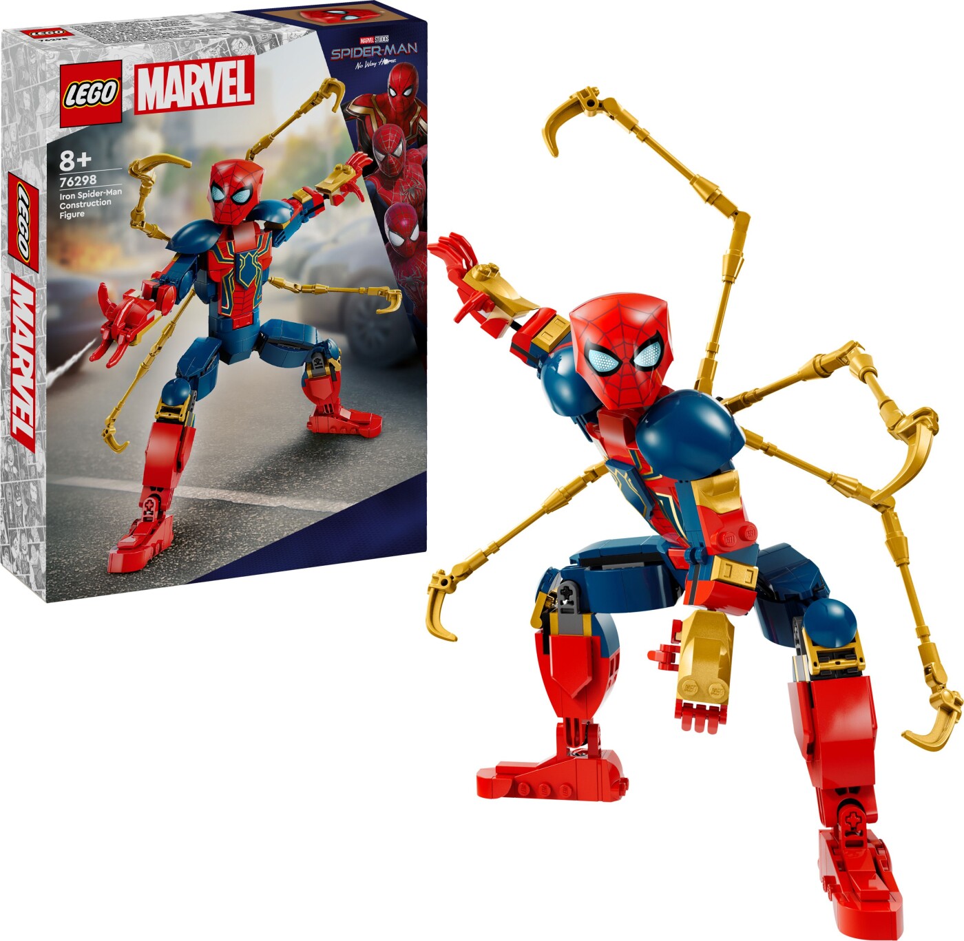 Billede af Lego Super Heroes - Byg Selv-figur Af Iron Spider-man (76298) hos Gucca.dk
