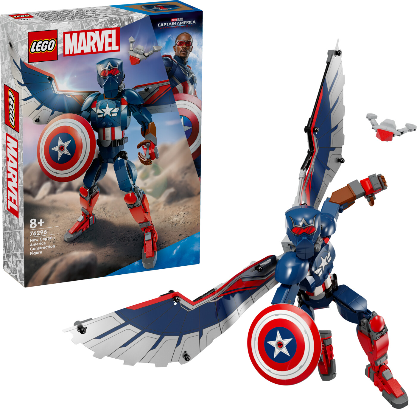 Lego Marvel - Byg Selv - figur Af Den Nye Captain America