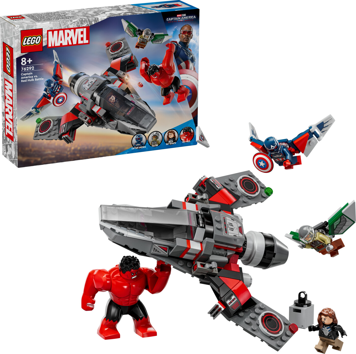 Lego - Super Heroes - Captain America Mod Red Hulk - 76292