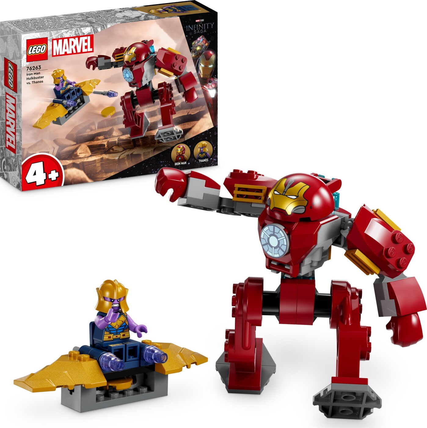 Billede af Lego Super Heroes - Iron Mans Hulkbuster Mod Thanos - 76263 hos Gucca.dk