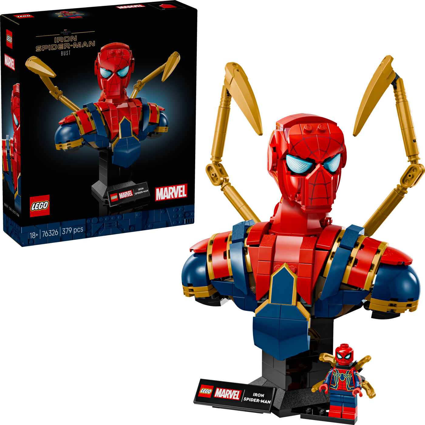 Lego Marvel - Iron Spider - man - buste