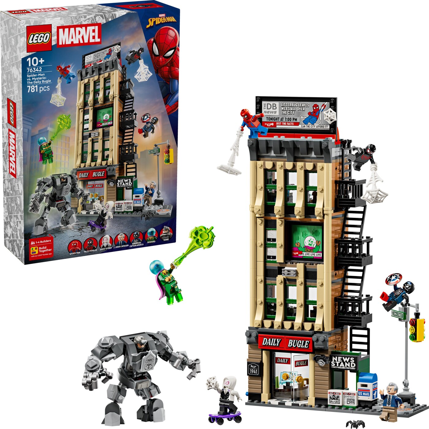 Lego 76342 - Spider-man Vs. Mysterio - The Daily Bugle