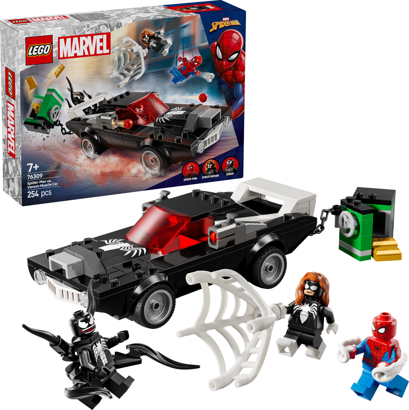 Lego - Super Heroes - Spider-man Mod Venom Muskelbil (76309)