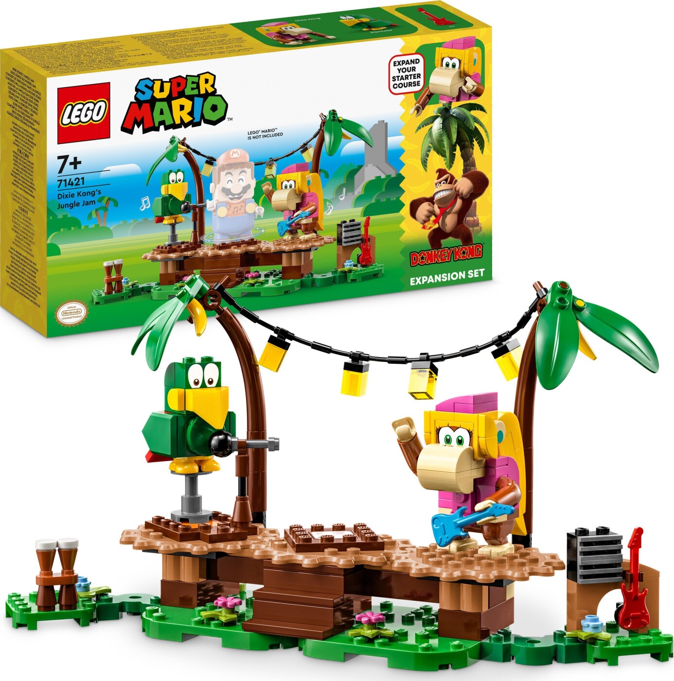 Billede af Lego Super Mario - Dixie Kongs Jungle Jam Udvidelsessæt - 71421 hos Gucca.dk
