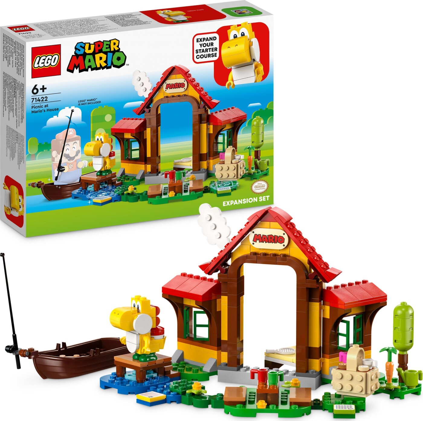 Billede af Lego Super Mario - Skovtur Ved Marios Hus Udvidelsessæt - 71422