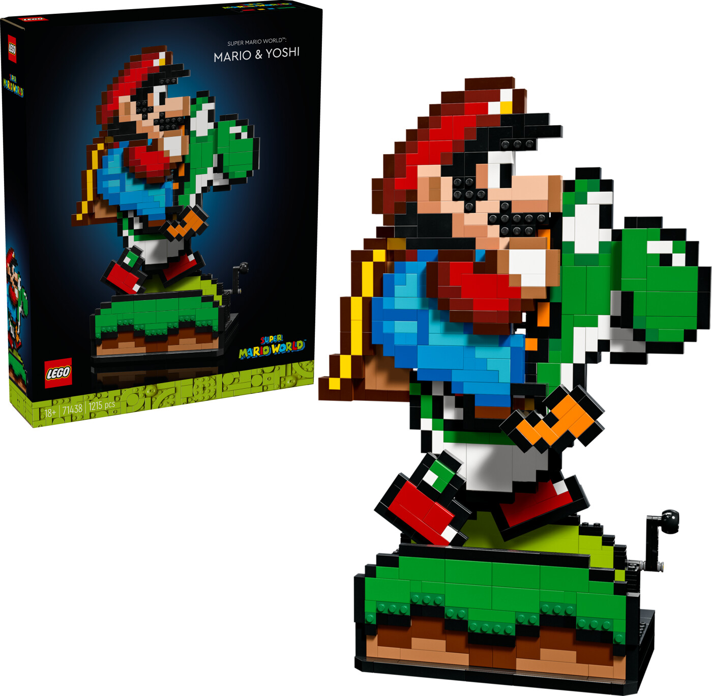 Lego - Super Mario - Super Mario World&trade;: Mario Og Yoshi (71438)